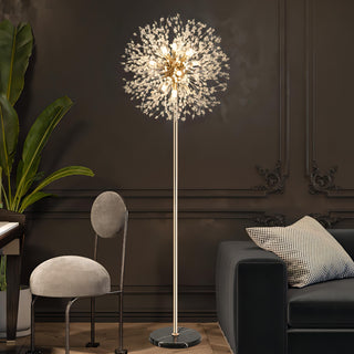 Ilias - Modern Dandelion Crystal Floor Light