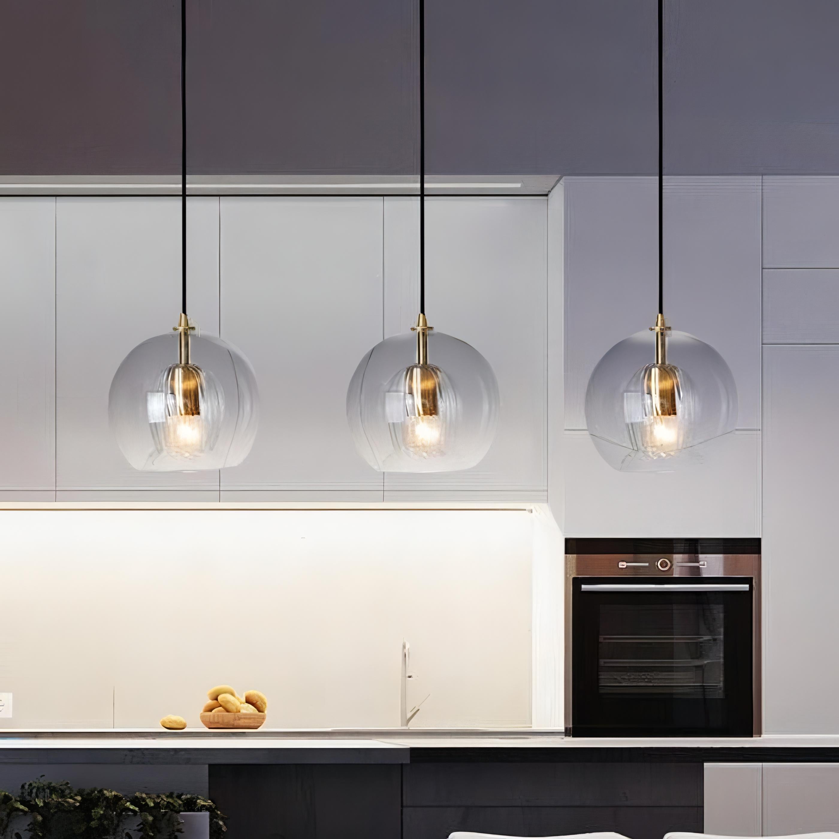 Azriel - Modern Doubler Glass Shade Pendant Ceiling Light