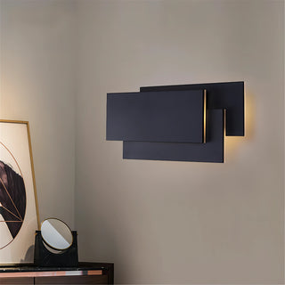 Isidro - Modern Black White Geometric Wall Light