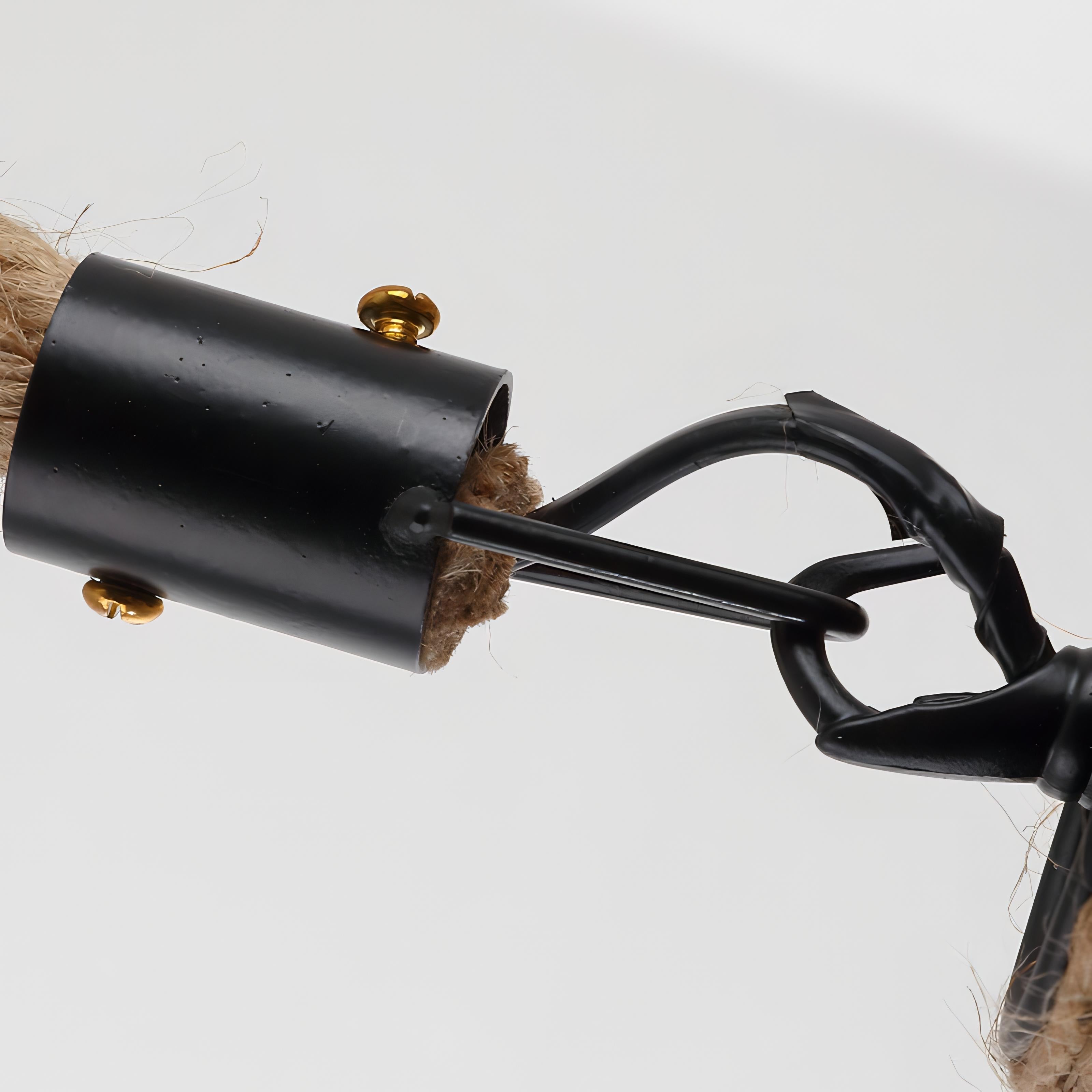 Kye - Retro Handmade Hemp Rope Pendant Hanging Ceiling Light