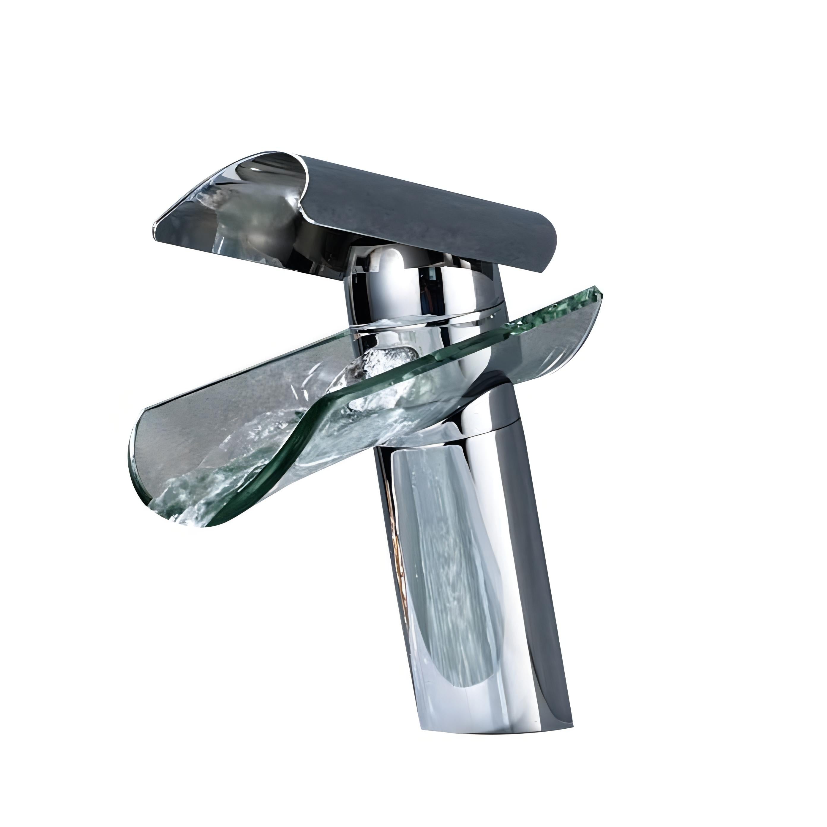 Vicenzo - Waterfall Single Lever Modern Bathroom Tap