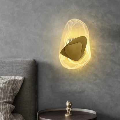 Fabian - Modern Glass & Metal Wall Lamp