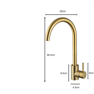 Damon - Stainless Steel 360 Rotate Cold/Hot Mixer Tap