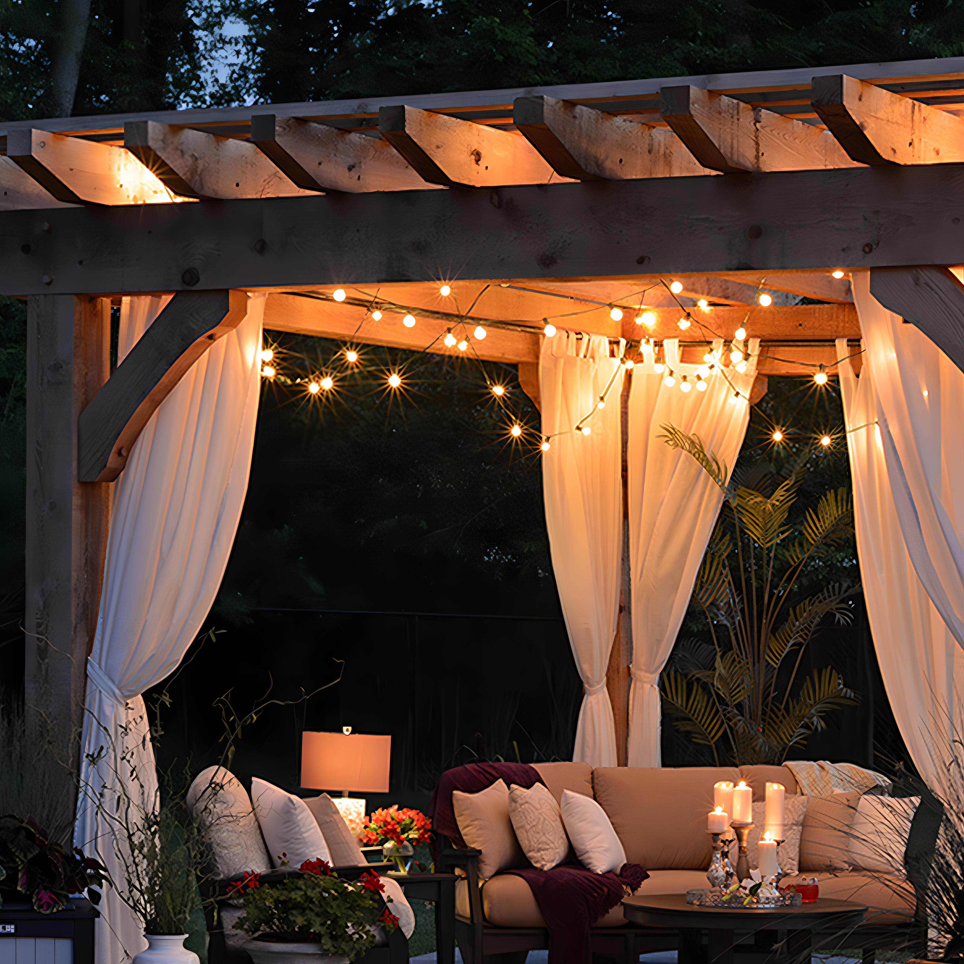 Aria - Outdoor Bulb String Lights 25FT/30FT/50FT