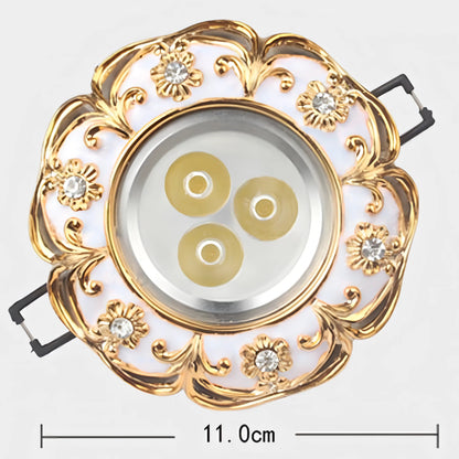 Demeter - Gold Garland White LED Recessed Downlight Ceiling Light