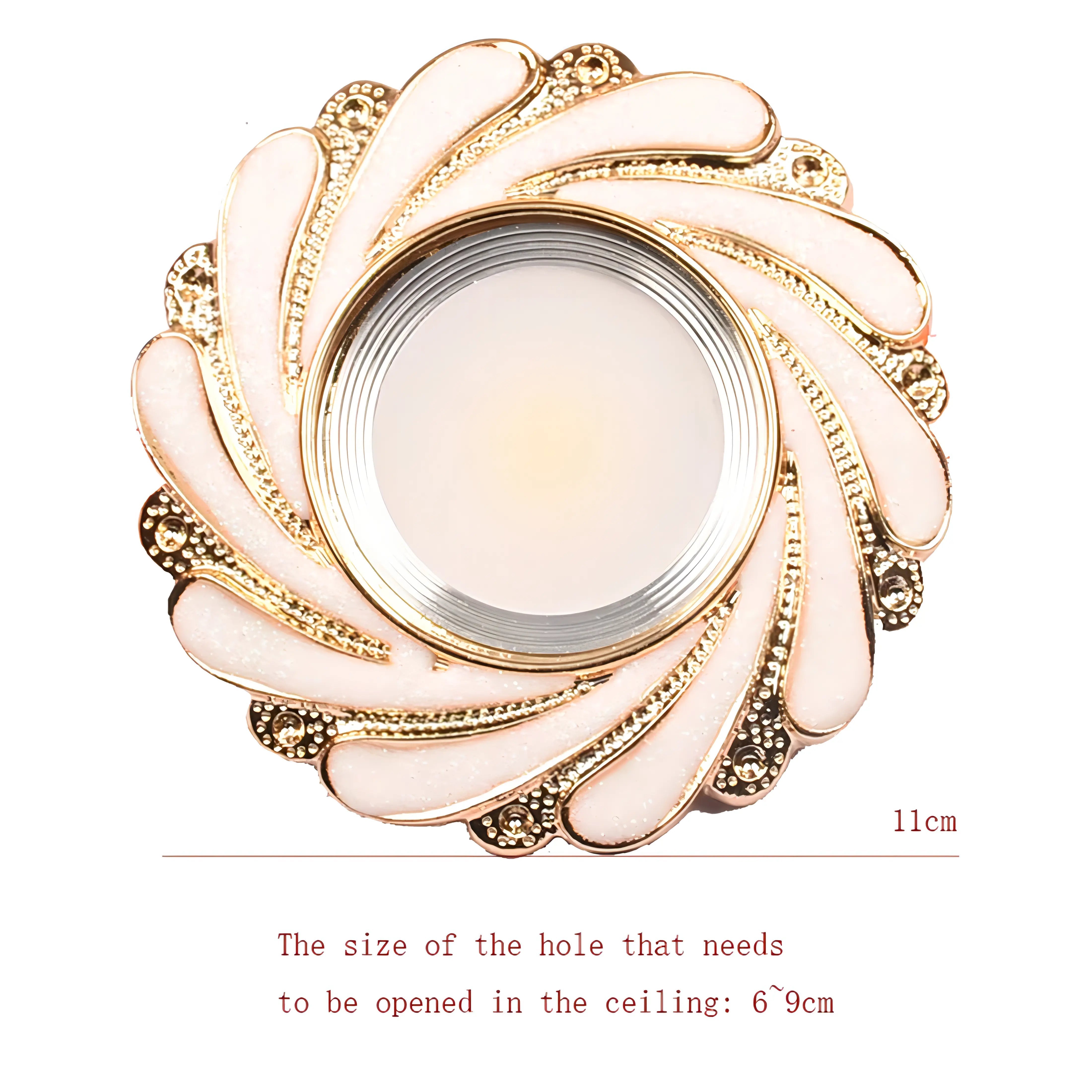 Escobedo - European Serial Gold White Ceiling Embedded Downlight