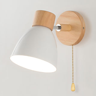 Yadiel - Wood Nordic Modern Hanging Switch Wall Light