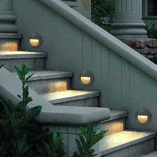 Cozamaloti - Outdoor Round LED Stair Wall Light