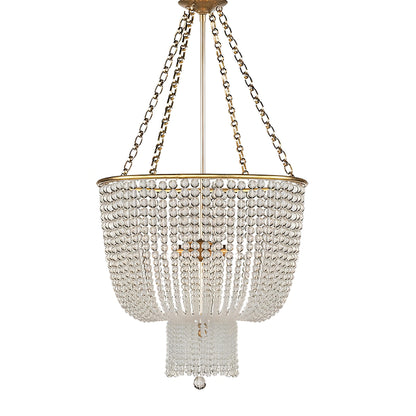 Khai - Modern Gold Bohemian Bead Ceiling Light Chandelier