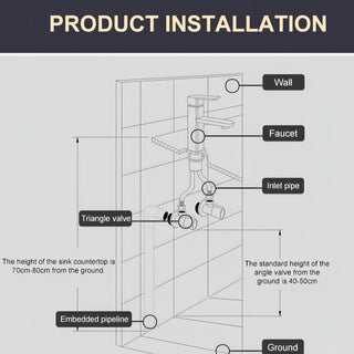 Otylia - Modern Single Lever Sink Tap