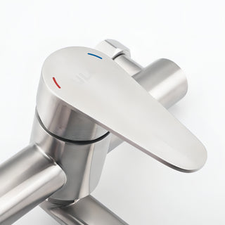 Kashton - Stainless Steel Wall Mounted Dual Hole Mixer Tap