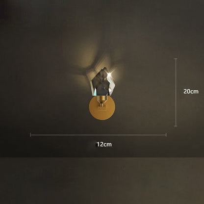 Cesar - Round Gold Crystal Glass Modern Ceiling Light Chandelier