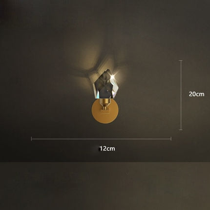 Cesar - Round Gold Crystal Glass Modern Ceiling Light Chandelier