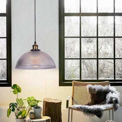 Mari - Patterned Glass Pendant Ceiling Light