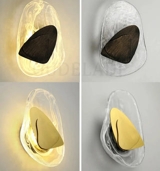 Fabian - Modern Glass & Metal Wall Lamp