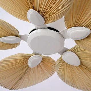 Saavedra - 52inch Palm Leaf 5 Blade Ceiling Fan