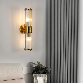 Eliel - Modern Gold Crystal Up/Down Wall Light