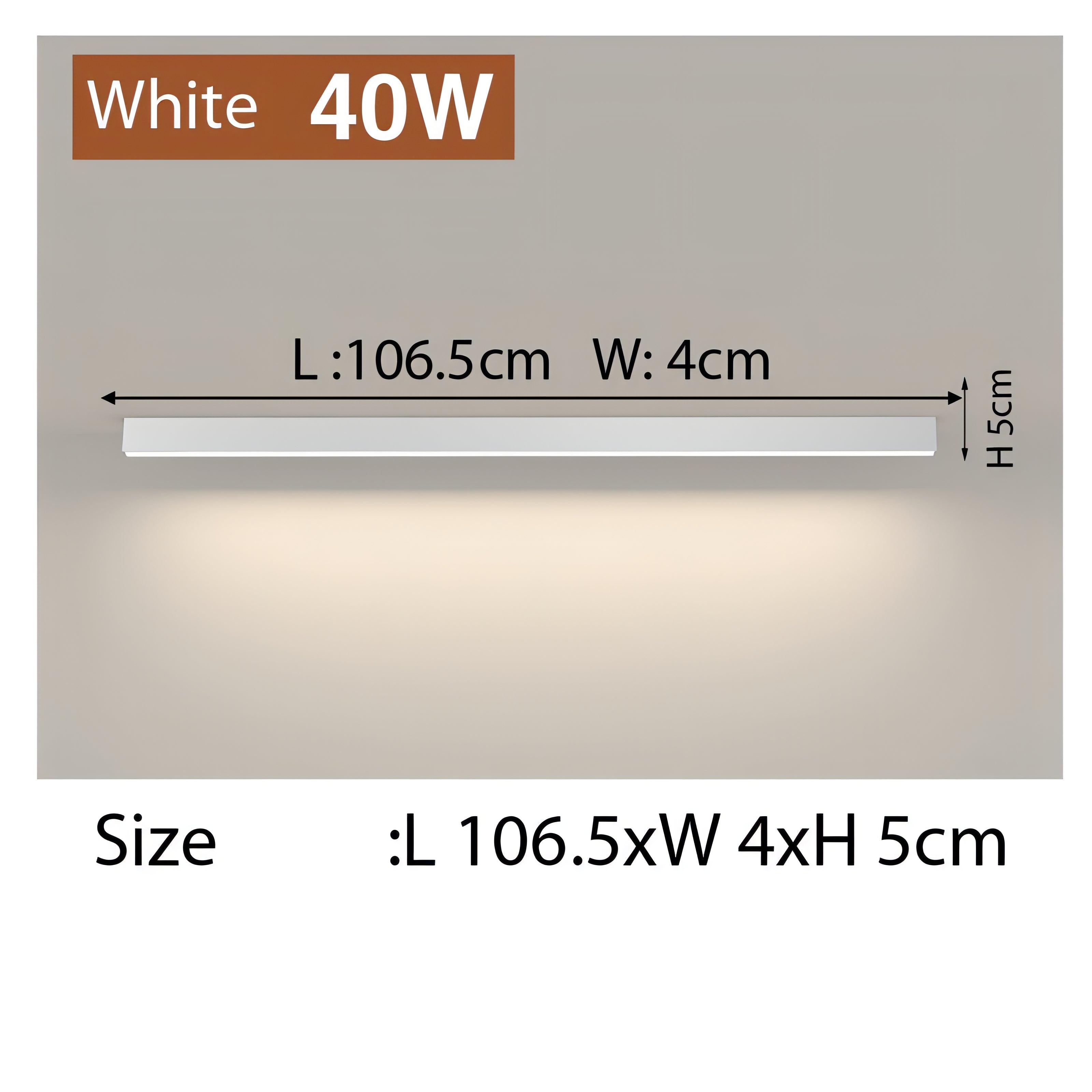 Augustine - Modern Black Thin Indoor Wall/Ceiling Thin Light