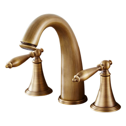 Troutman - Antique Double Handle Hot/Cold Mixer Basin Tap