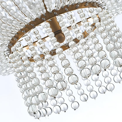 Khai - Modern Gold Bohemian Bead Ceiling Light Chandelier