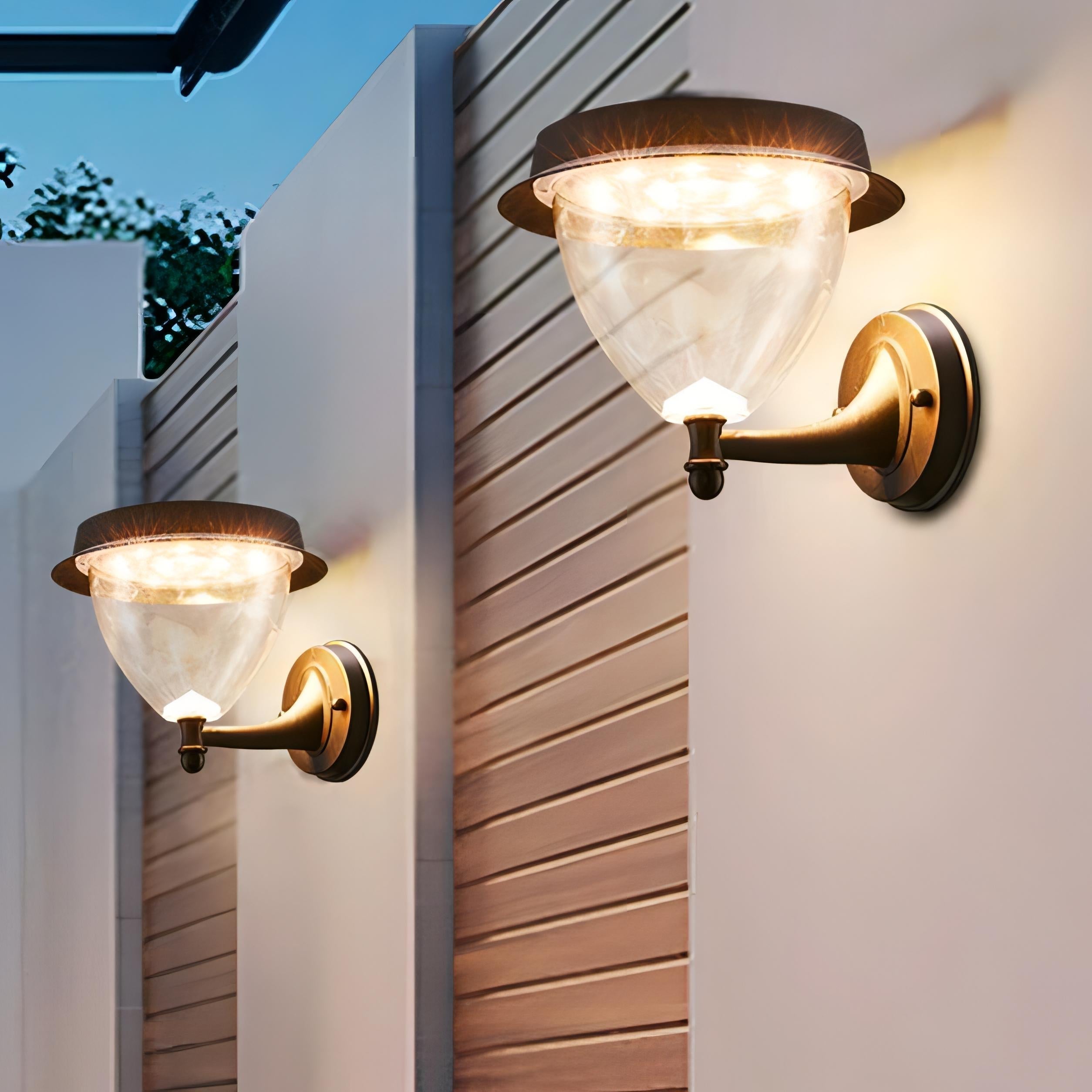 Nilufer - Solar Outdoor Wall Light