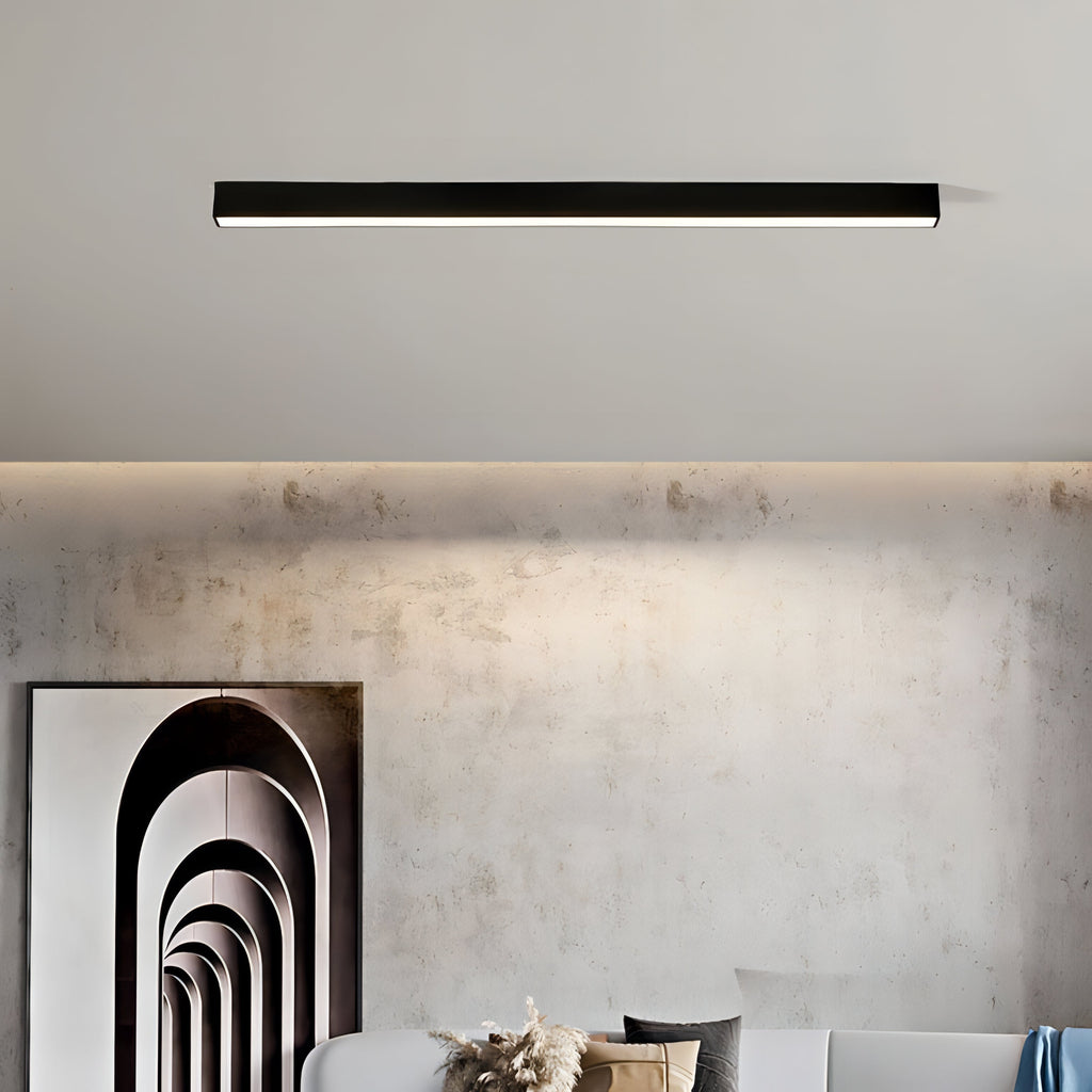 Augustine - Modern Black Thin Indoor Wall/Ceiling Thin Light – Abode Jungle