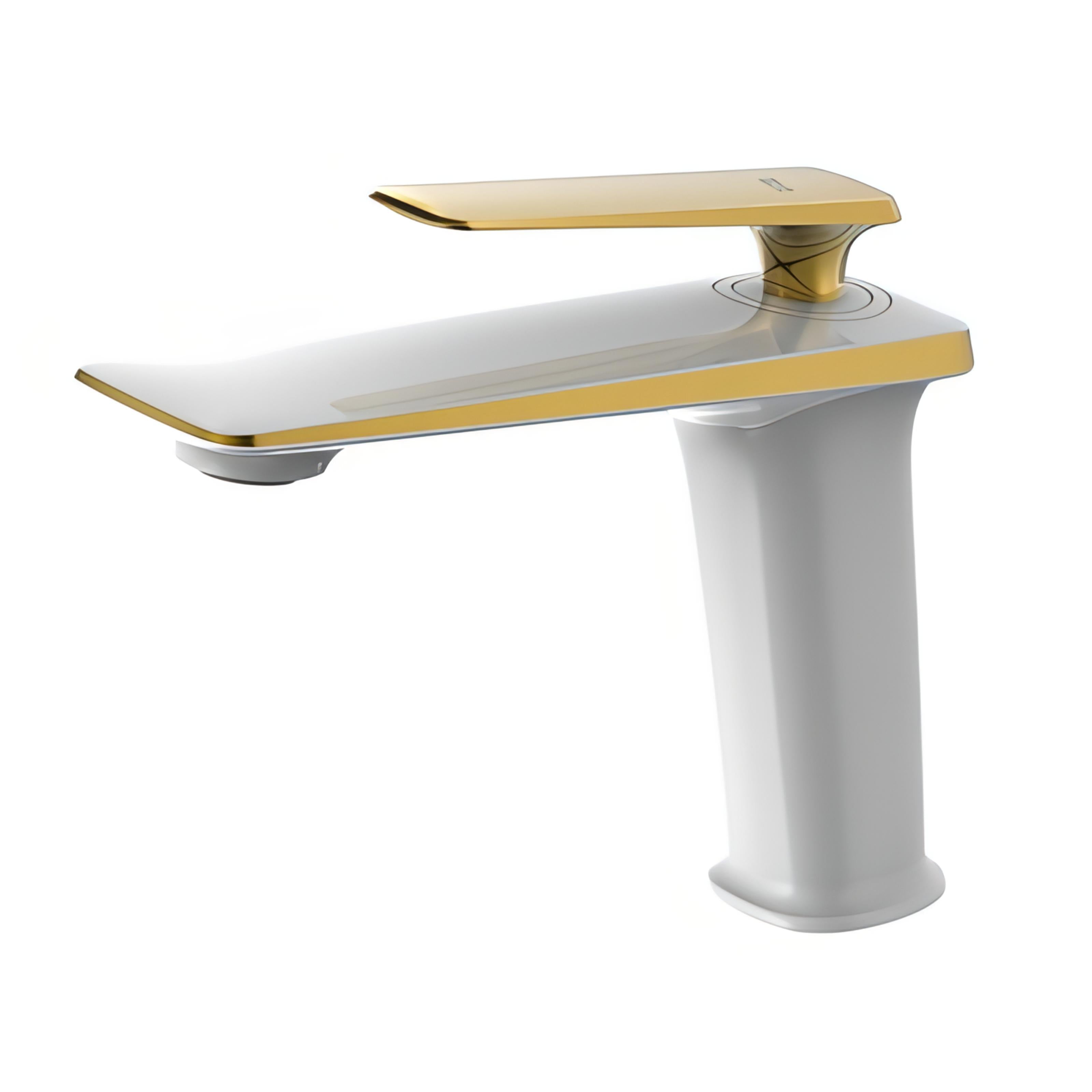 Sariel - Brass Single Lever Hot/Cold Bathroom Sink Tap