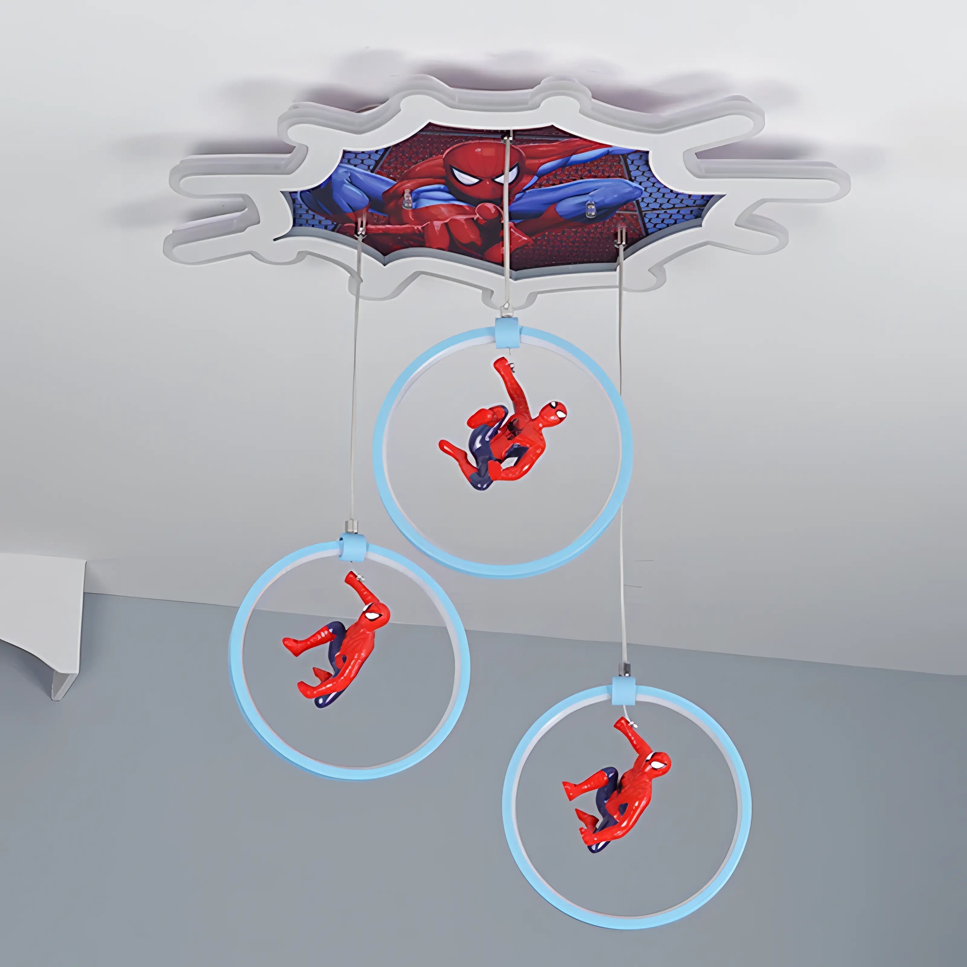 Devlin - Spider Man LED Cob-Web Children's Ceiling Light