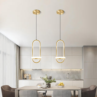 Kabir - Modern Round Thin LED Pendant Ceiling Light