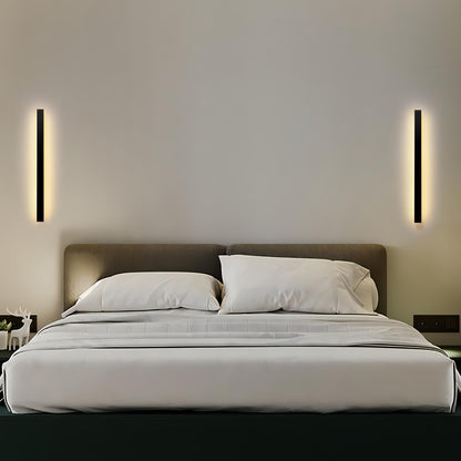 Jaxtyn - Modern Black Thin Strip Wall Light Bar Indoor/Outdoor