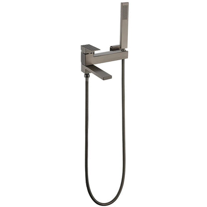 Mosier - Modern Single Handle Bathtub Tap Set with Handheld Shower