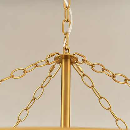 Khai - Modern Gold Bohemian Bead Ceiling Light Chandelier