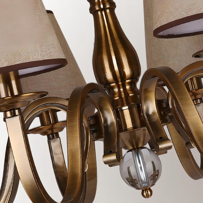 Eton - Vintage Rustic Multi Head Hanging Ceiling Chandelier