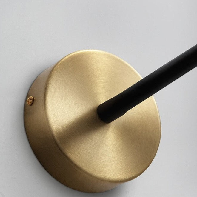 BAAKO - Modern Flexible Gold Wall Reading Light
