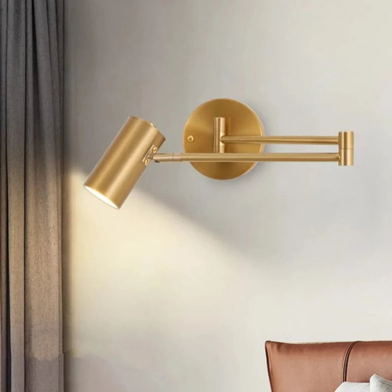 Delacruz - Folding Telescopic Rocker Long Rod Wall Light