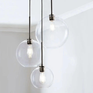 Caylin - Modern Coloured Glass Ball Hanging Pendant Ceiling Light