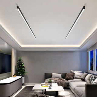 Augustine - Modern Black Thin Indoor Wall/Ceiling Thin Light