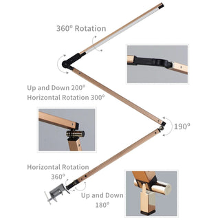 Rodriguez - Long Arm Adjustable LED Desk Office Light