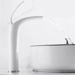 Horne - Curved Modern Waterfall Basin Mixer Tap