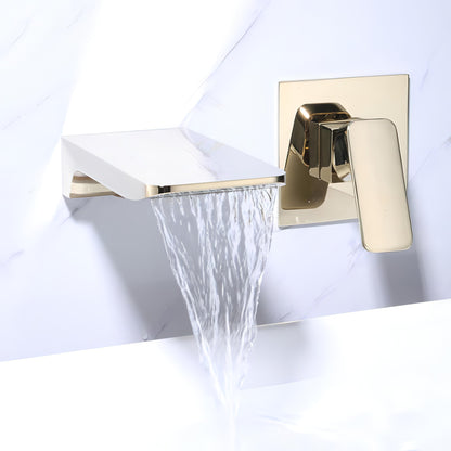 Vance - Modern Waterfall Basin Wall Mounted Mixer Tap