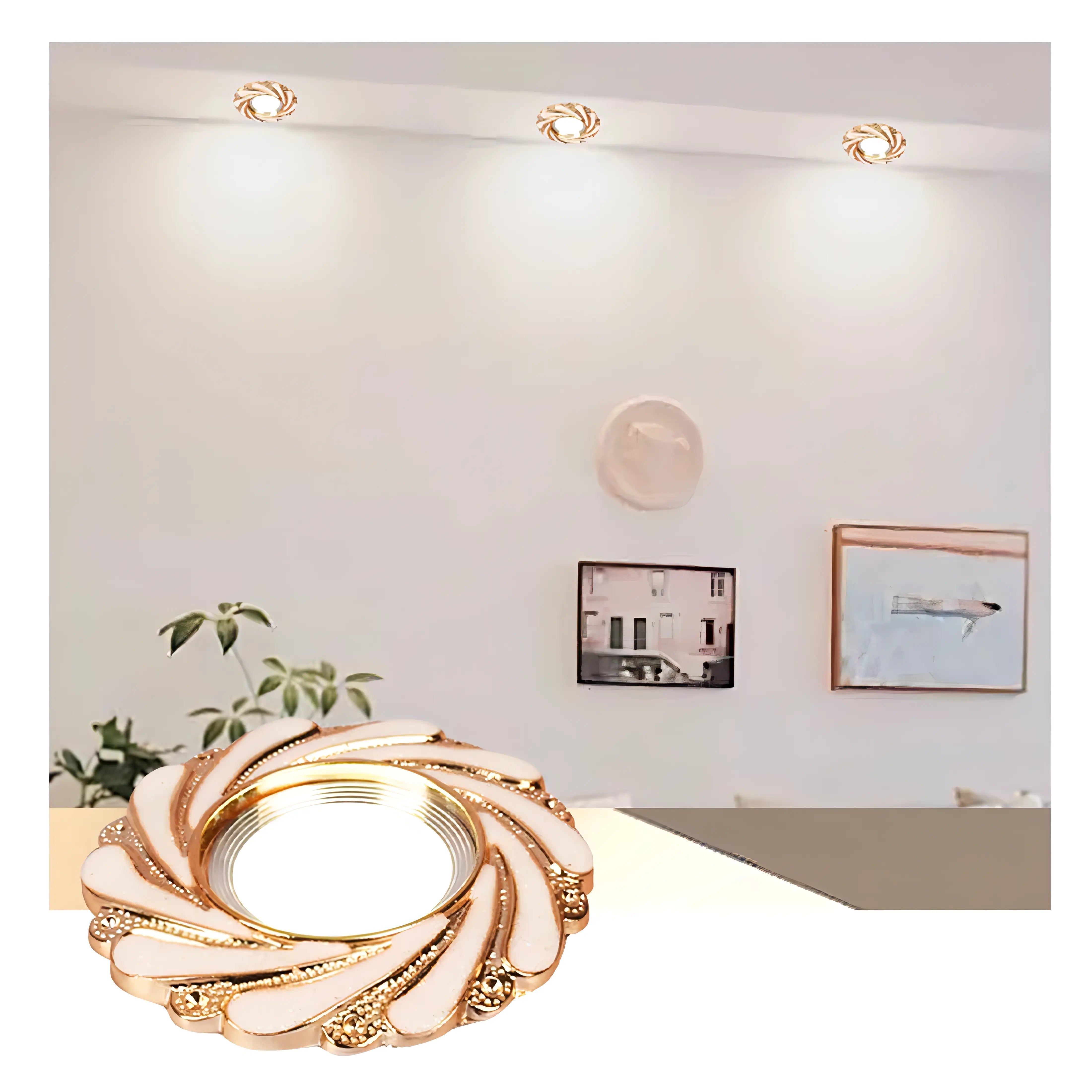 Escobedo - European Serial Gold White Ceiling Embedded Downlight