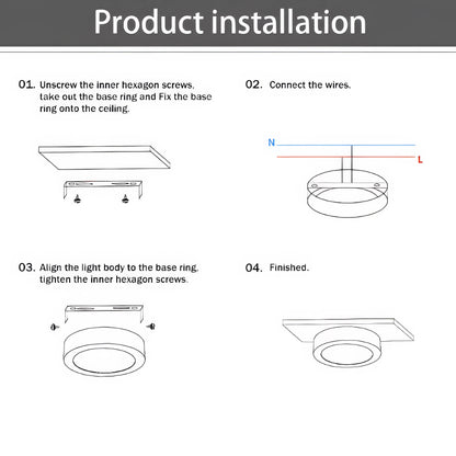 Ronnie - Modern Ceiling Spotlight LED Downlight Ultra Thin