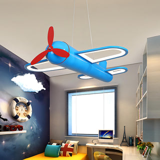 Tru - Children's Room Hanging Airplane LED Ceiling Light