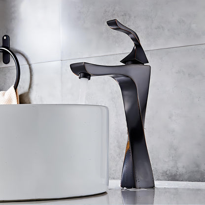 Kirill - Twisted Bathroom Single Handle Basin Tap