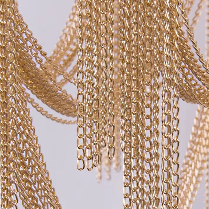 Atlantis - Round Wrapped Tassel Hanging Wall Light