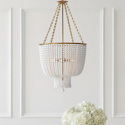 Khai - Modern Gold Bohemian Bead Ceiling Light Chandelier