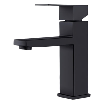 Ulises - Modern Black Single Lever Basin Mixer Tap