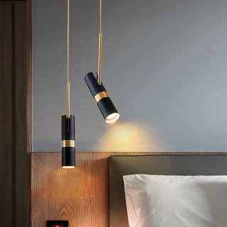 Jalyn - Modern Gold Hanging Tube Pendant Ceiling Light