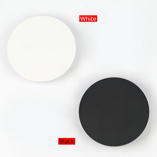 Amiri - Modern Round Semi-Flush LED Wall Light