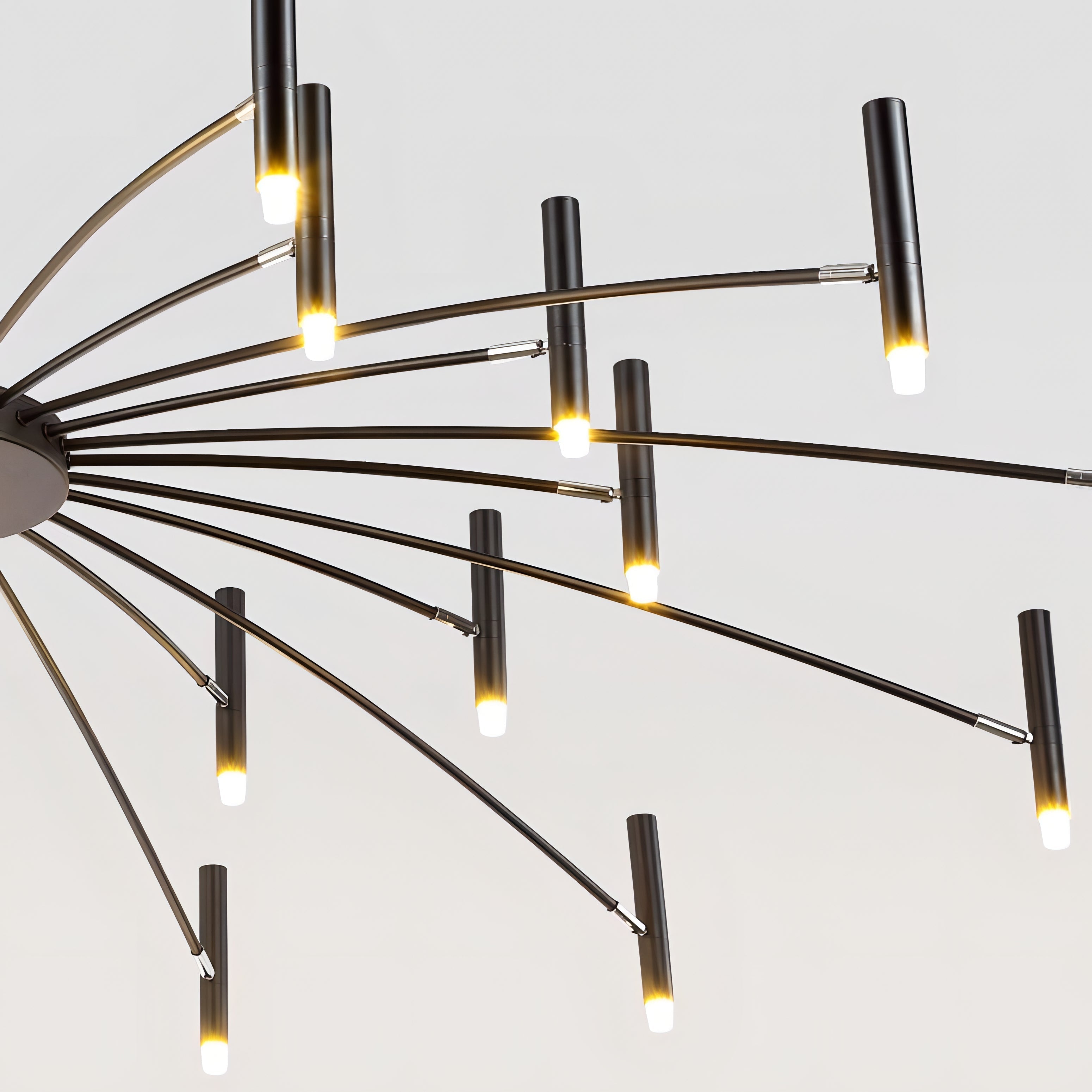 Bodie - Round Multi Adjustable Head Modern Ceiling Light Chandelier